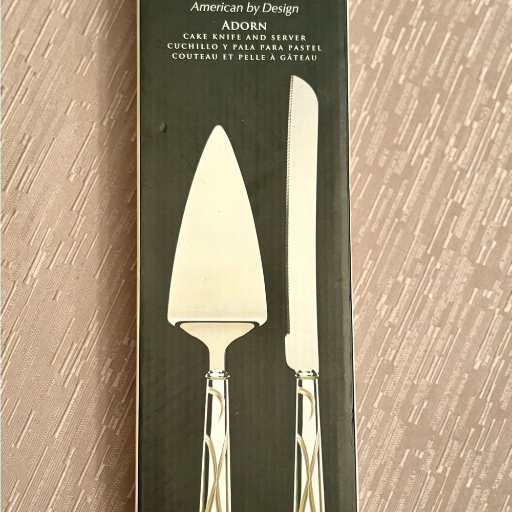 Lenox Adorn Cake Knife and Server Set